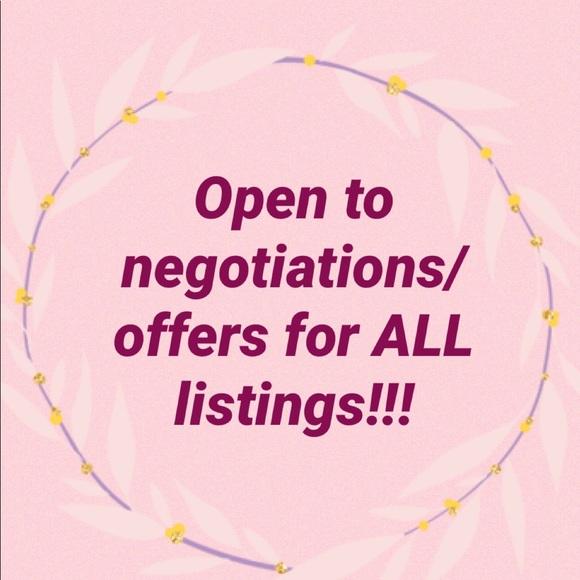 open to negotiations/offers on ALL LISTINGS! - Picture 1 of 1